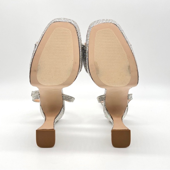 Steve Madden Women's Lashed-R Platform Embellished Dress Sandals - Picture 13 of 13